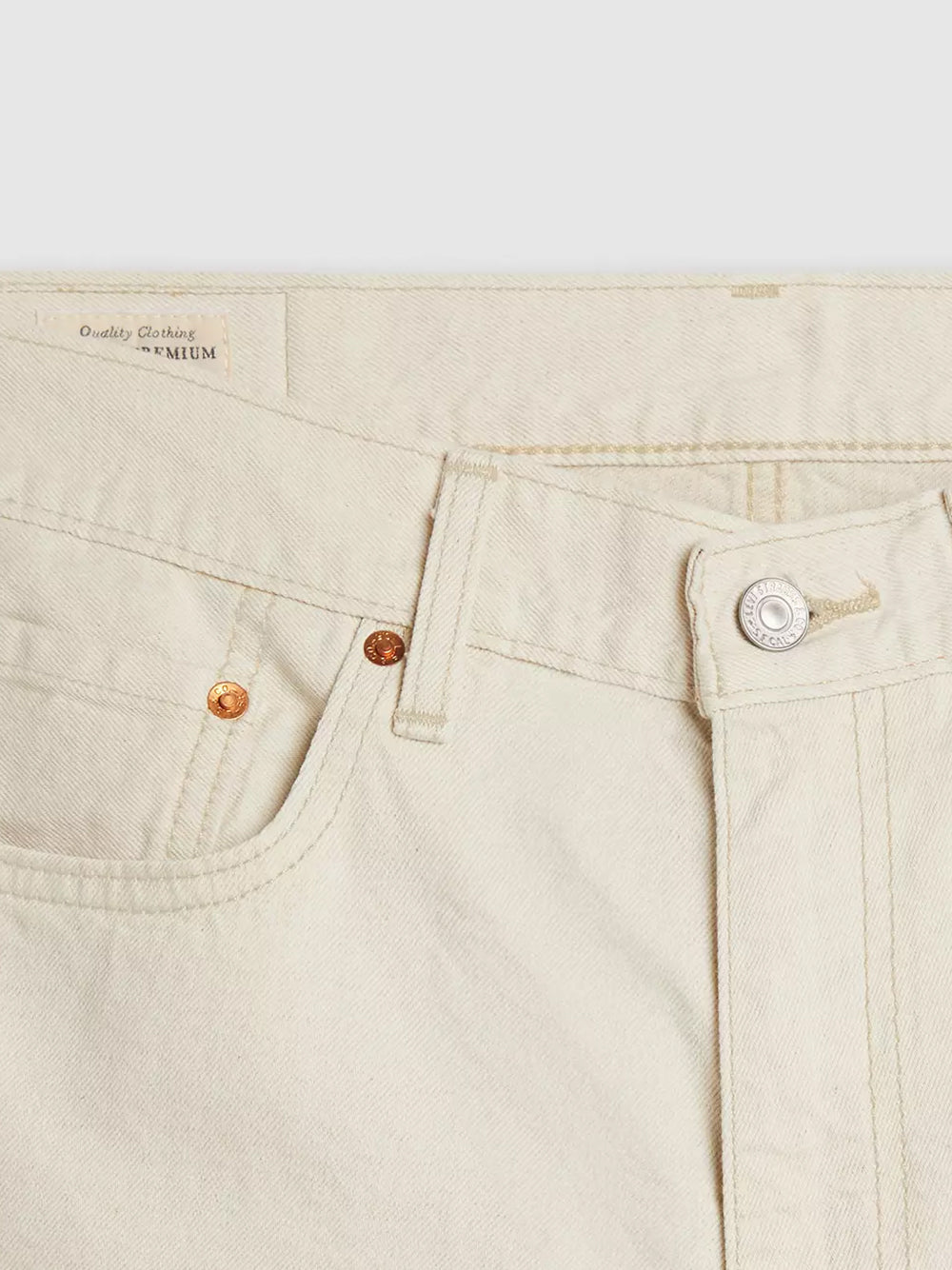 LEVI`S®-468 LOOSE SHORTS-A8461 0019 ECRU JOURNAL