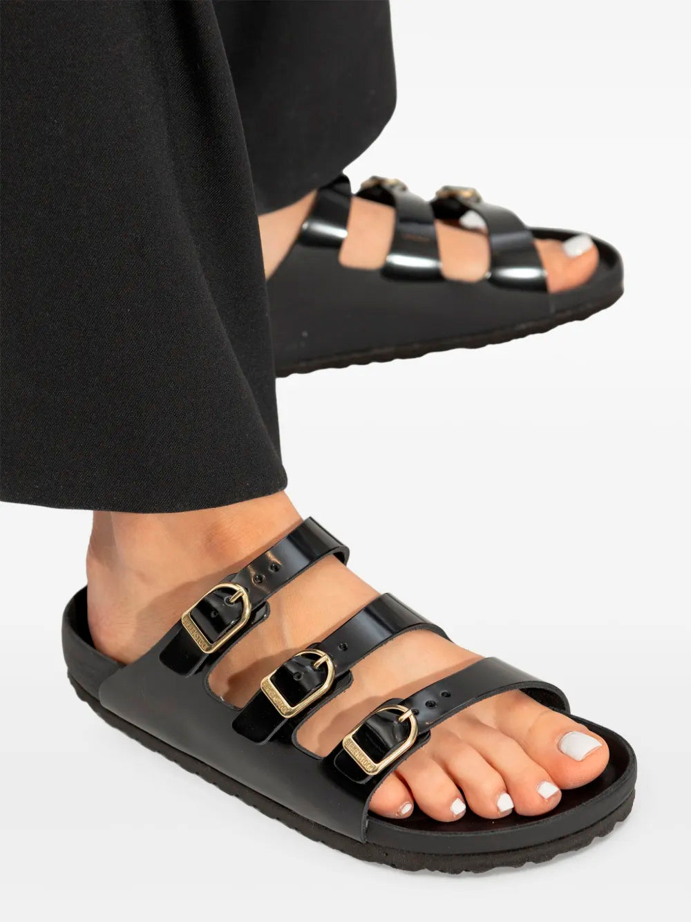 BIRKENSTOCK-FLORIDA DBUCKLE-1029385 EXQUISITE BLACK