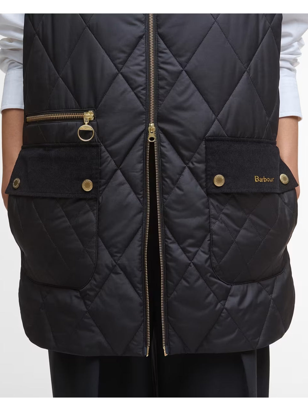 BARBOUR-LYDIA GILET-LGI0203 BK11 BLACK
