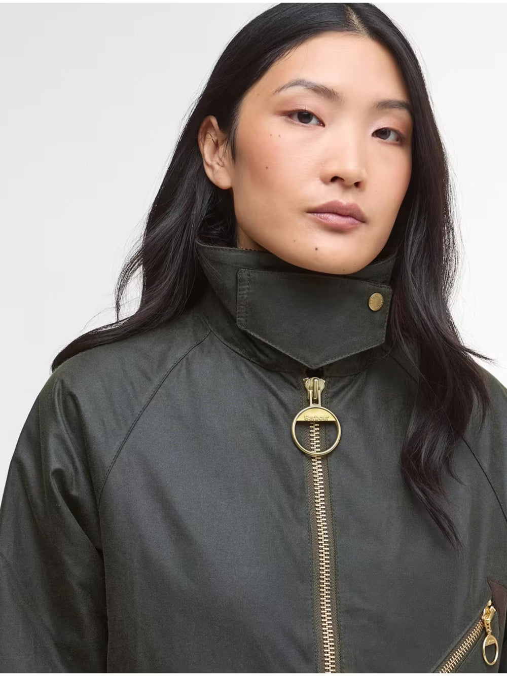 BARBOUR-ARLENE WAX JACKET-LWX1482 OL52 FERN