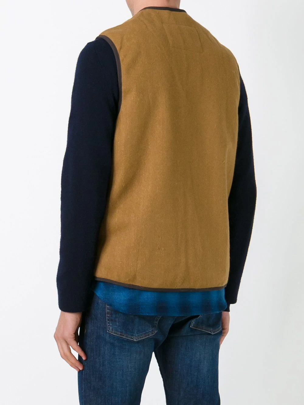 BARBOUR-WARM PILE WAISTCOAT ZIP-MLI0004 BR31 BROWN