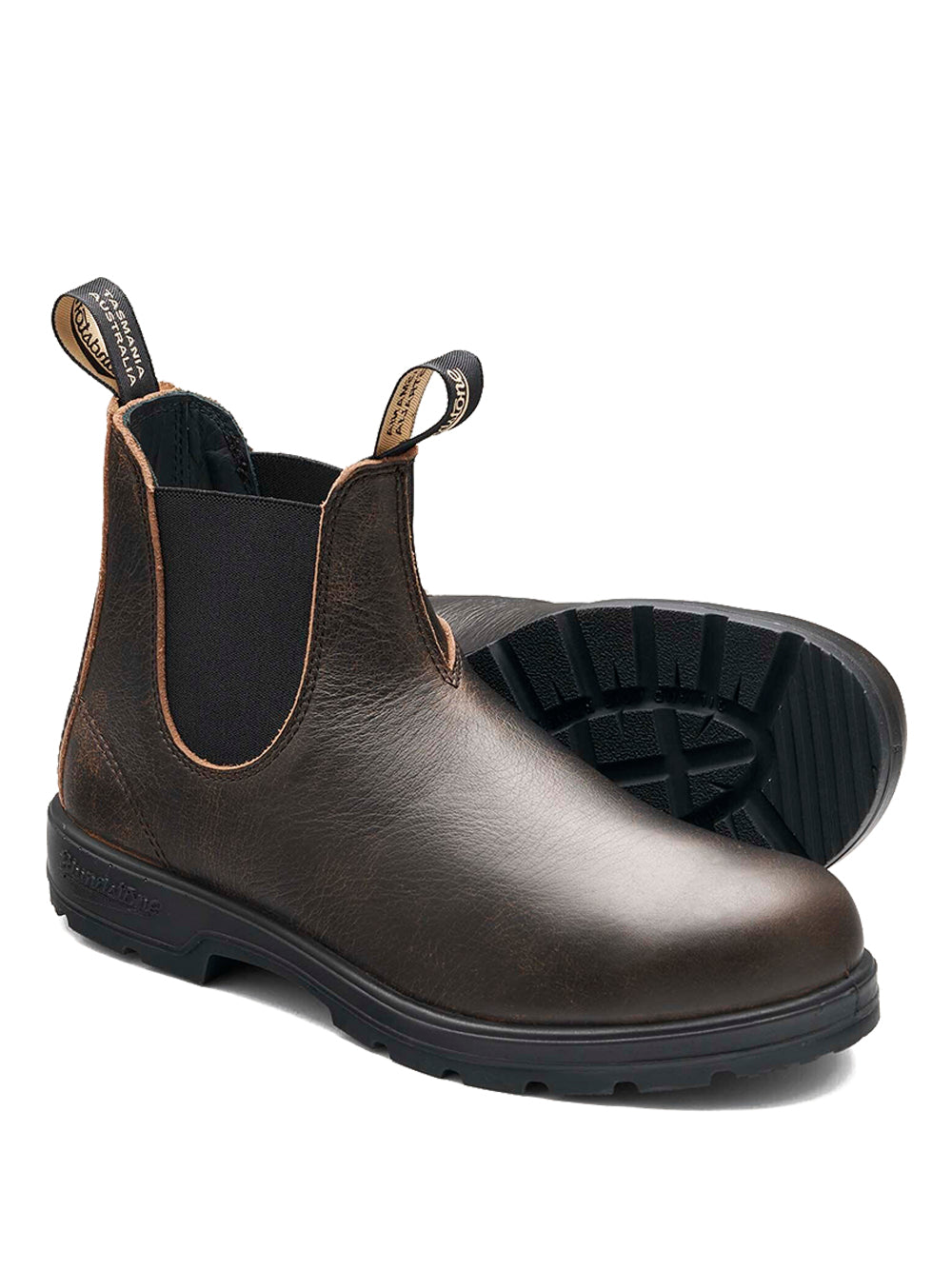 BLUNDSTONE-ELASTIC SIDED BOOT-2440 2440 VINTAGE BROWN LEATHER