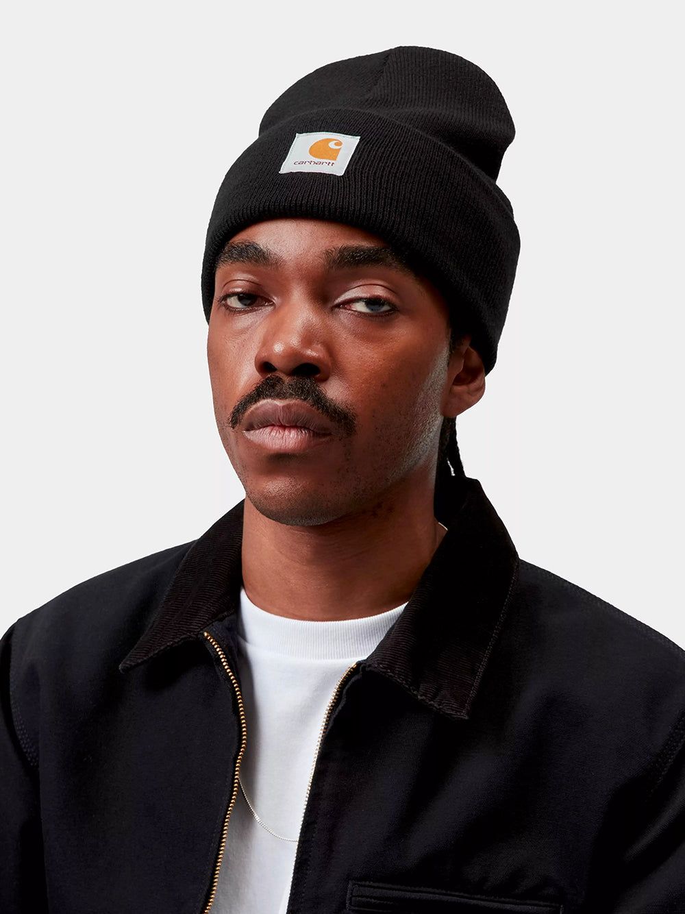 CARHARTT WIP-ACRYLIC WATCH HAT-I020222 89XX BLACK