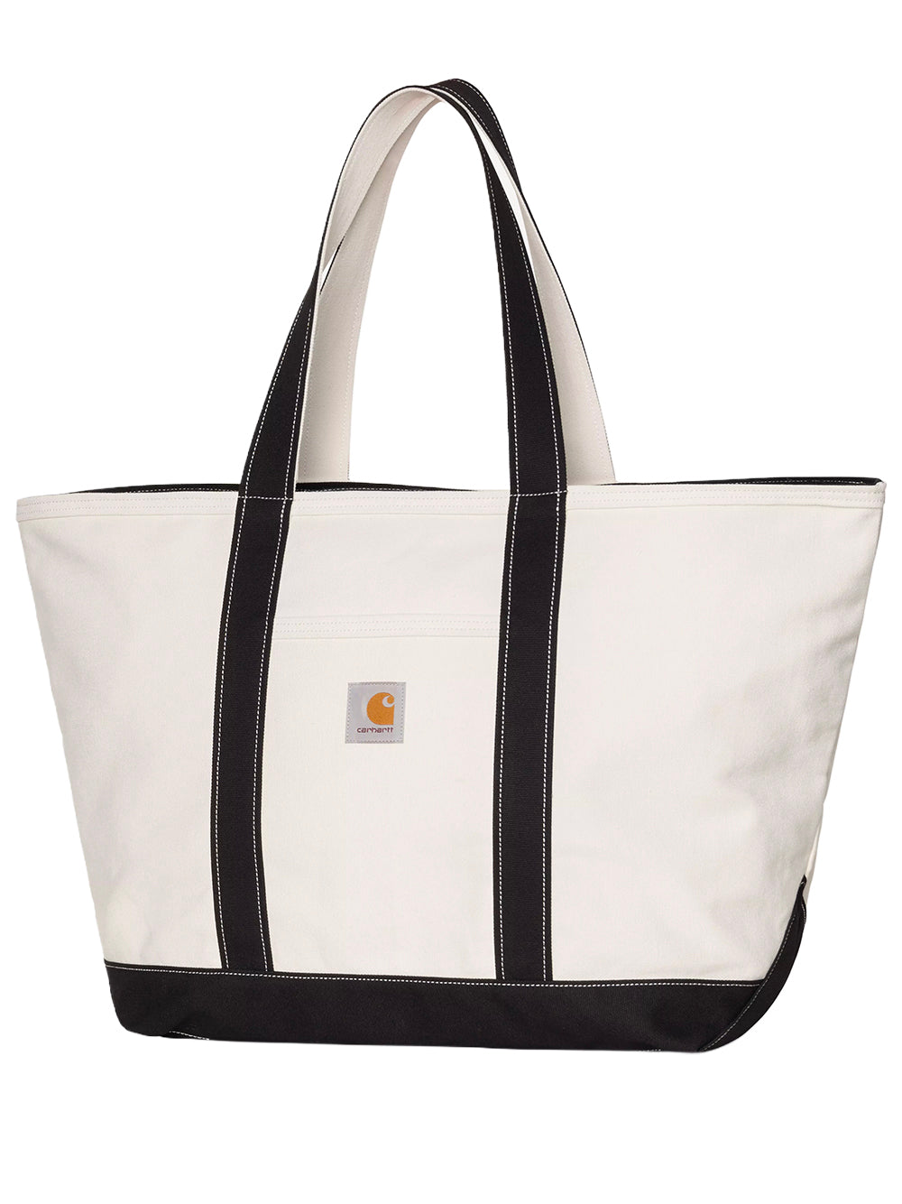 CARHARTT WIP-CANVAS BEACH TOTE-I036926 1K6XX NATURAL/BLACK
