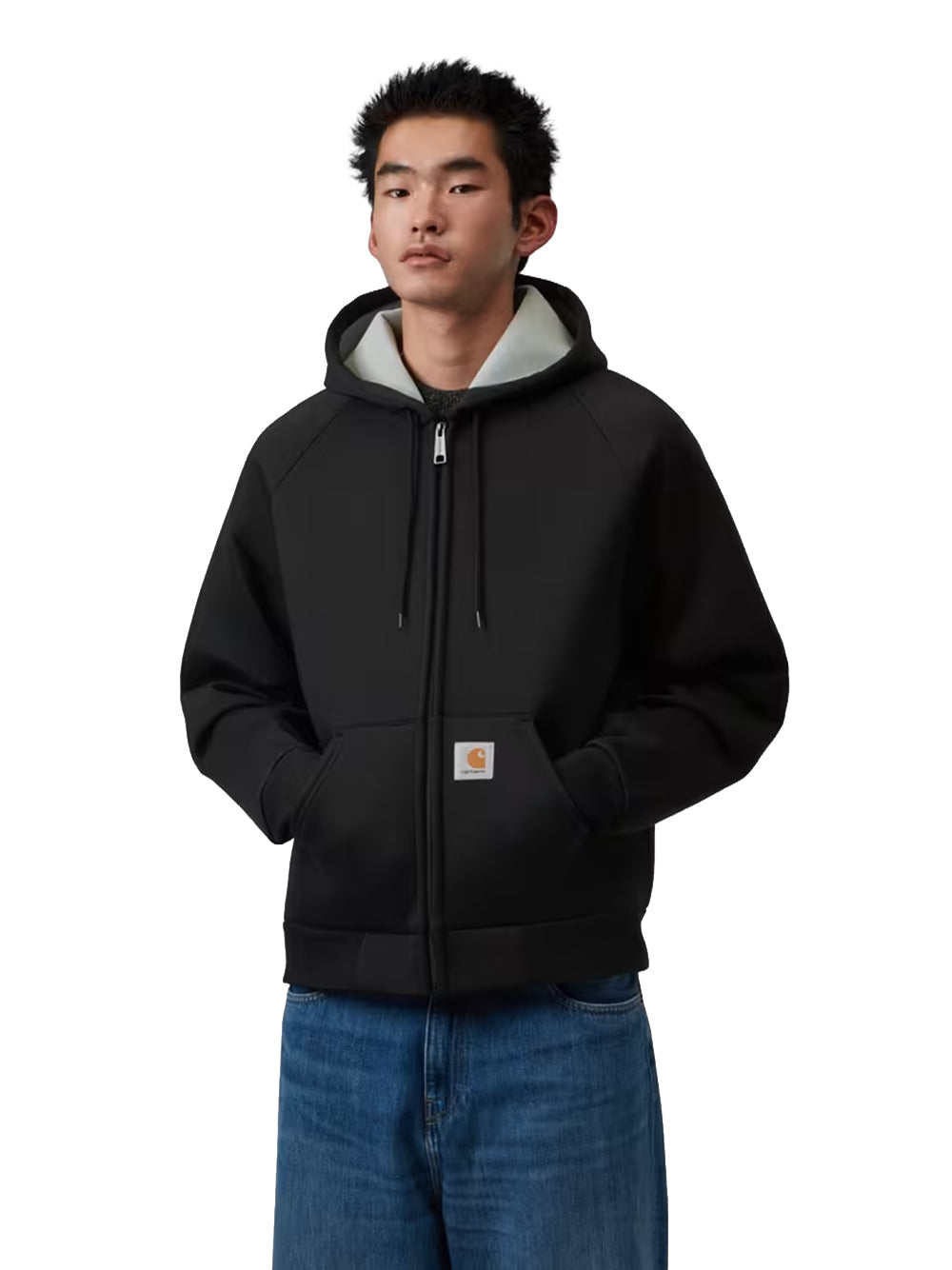 CARHARTT WIP-CAR-LUX HOODED JACKET-I032935 89XX BLACK