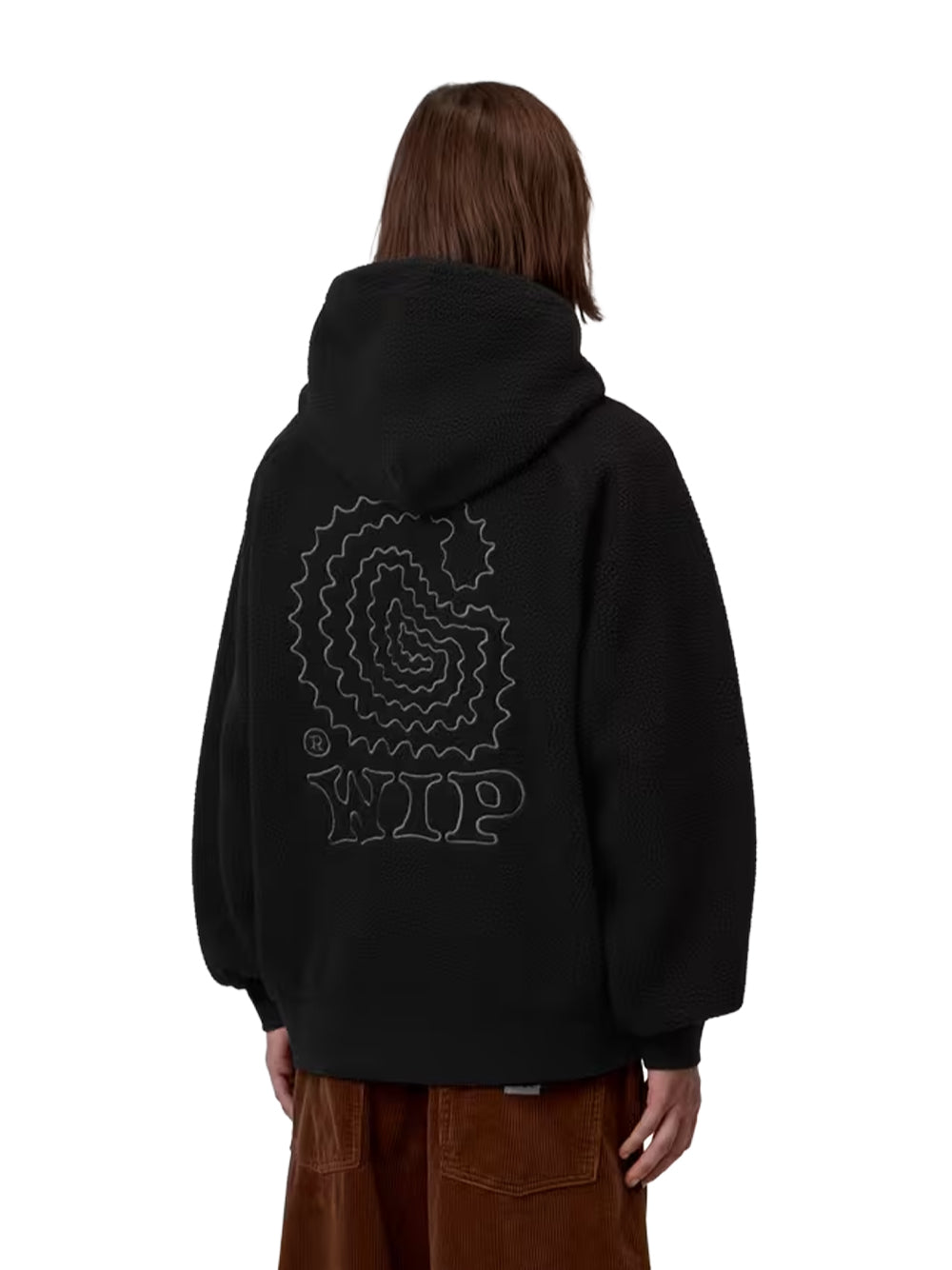 CARHARTT WIP-HOODED LIMN C FLEECE SWEAT-I037251 89XX BLACK