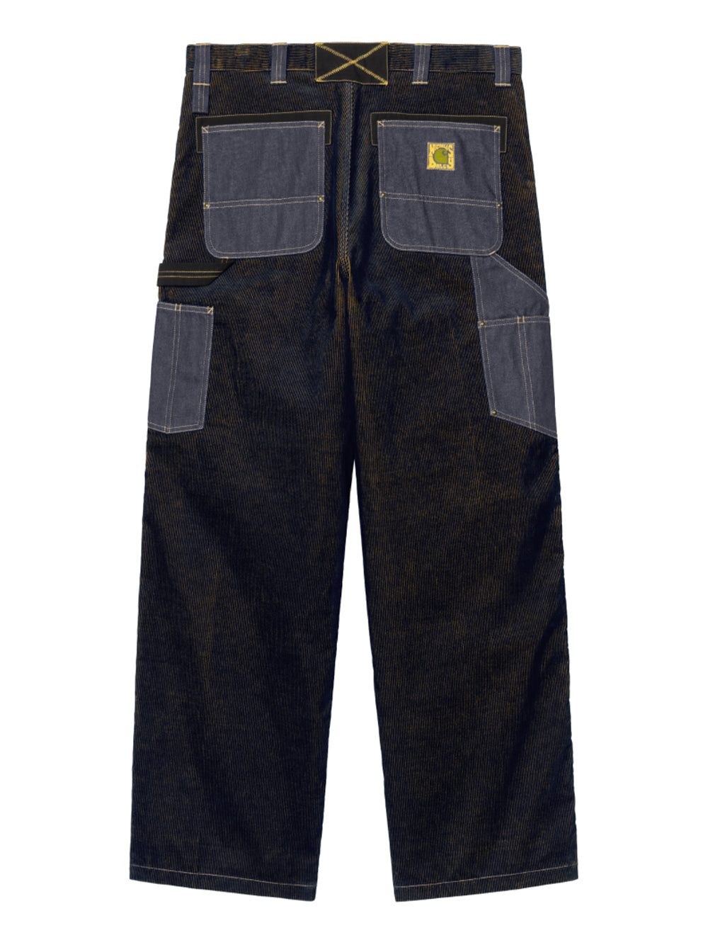 CARHARTT WIP-NICHOLAS DALEY OG DOUBLE KNEE PANT-I034882.2TX.XX.03 DARK NAVY / MUSTARD