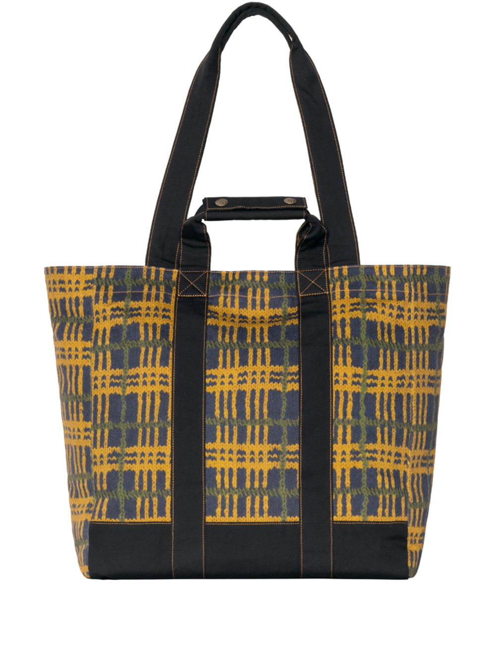 CARHARTT WIP-NICHOLAS DALEY RECORD BAG-I034914.2T8.XX TARTAN PRINT