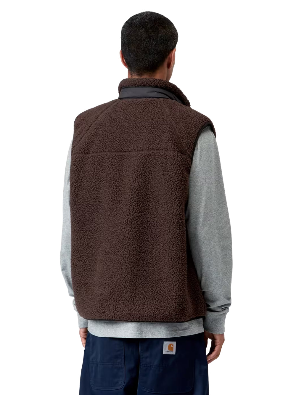 CARHARTT WIP-PRENTIS VEST LINER-I035698 3ANXX PALISANDER/BLACK