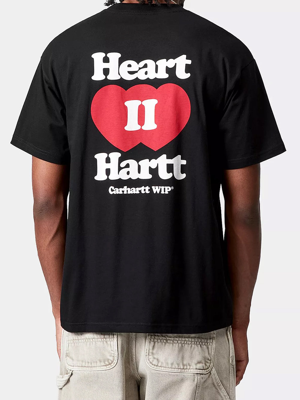 CARHARTT WIP-S/S HEART II HARTT T-SHIRT-I035203 89XX BLACK