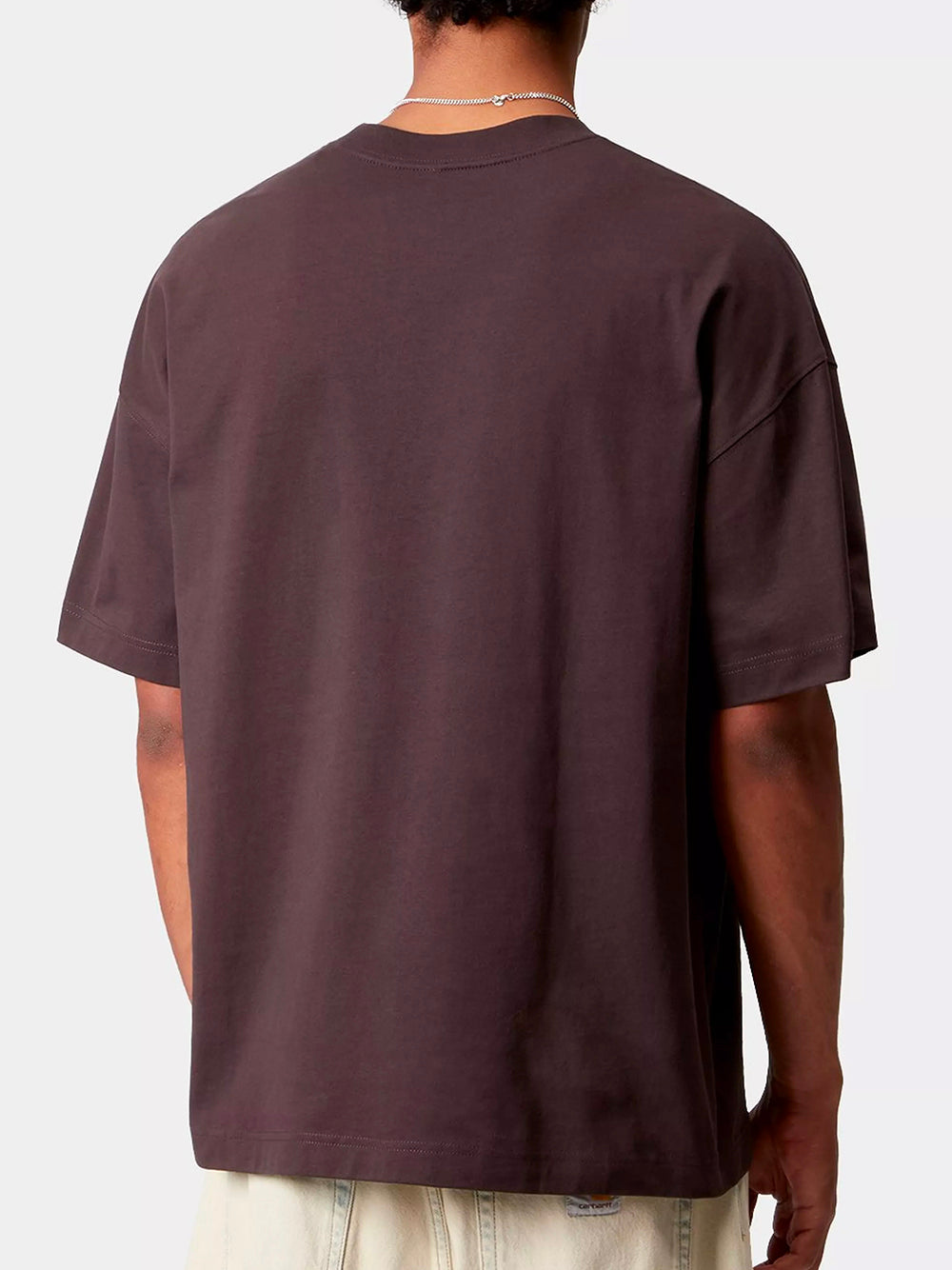 CARHARTT WIP-S/S WORK POCKET T-SHIRT-I035523 33HXX PALISANDER