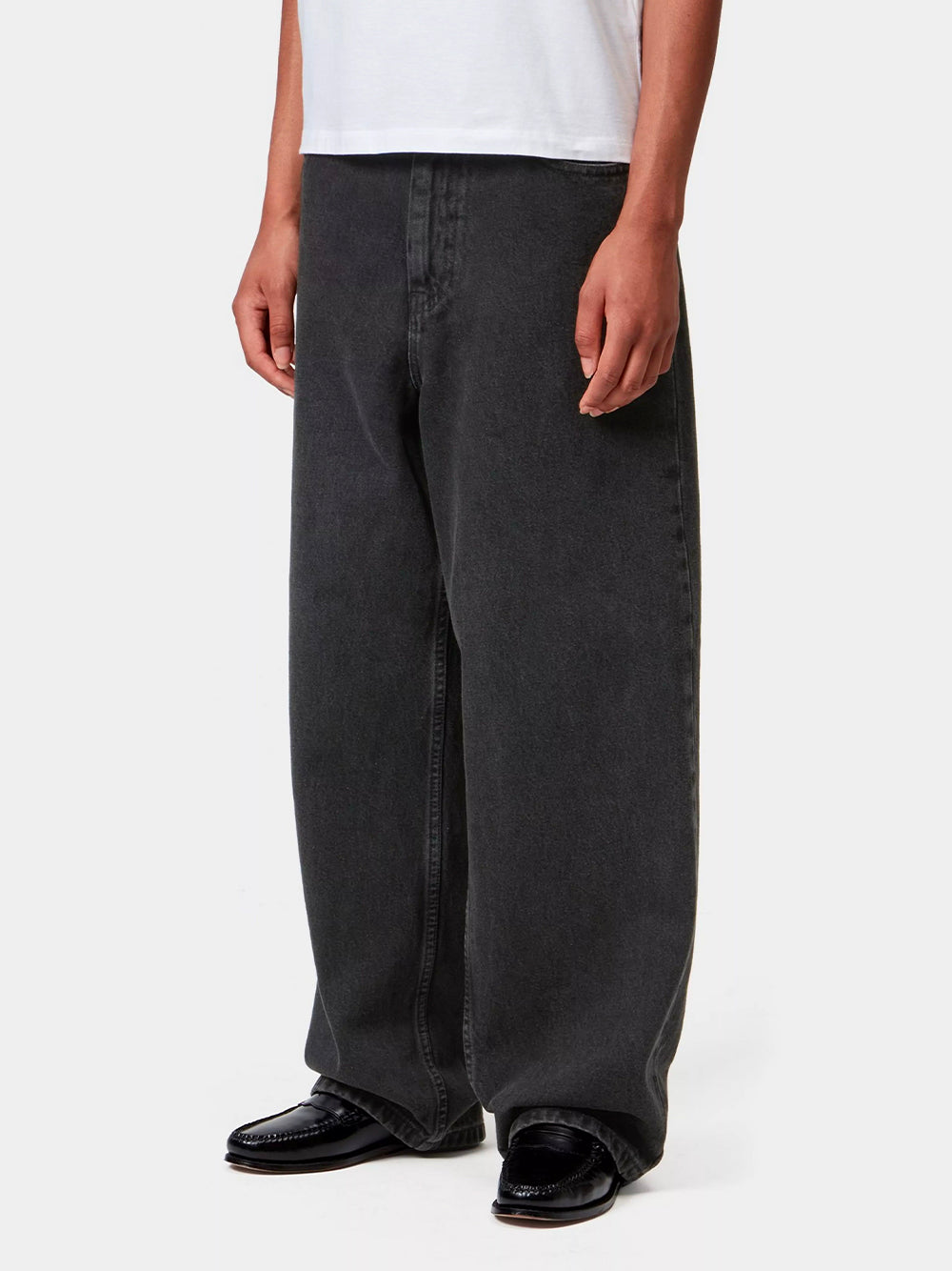 CARHARTT WIP-W` BRANDON PANT-I035892 8906 BLACK STONE WASHED