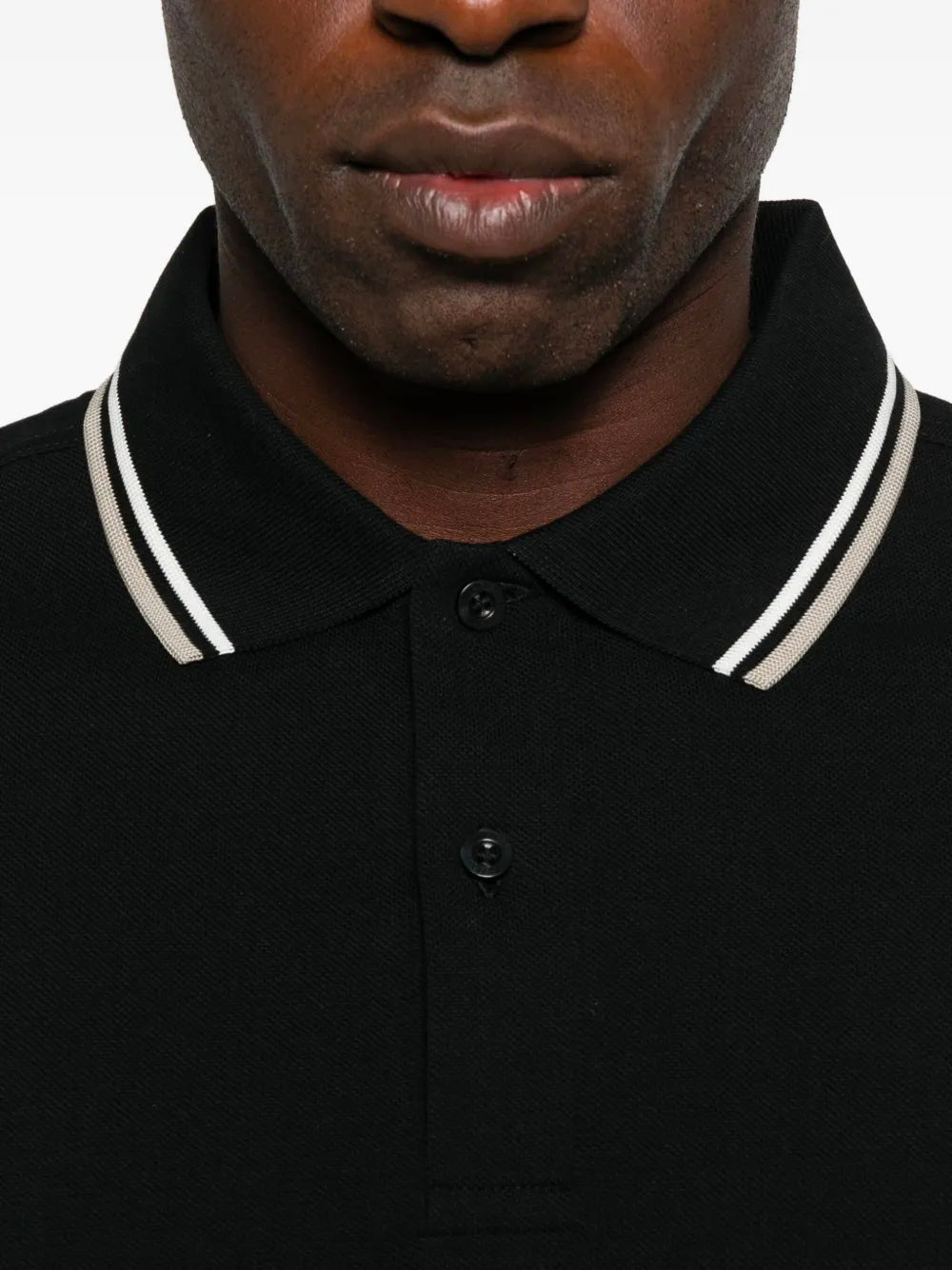 COMME DES GARÇONS-COLORBLOCK POLO-FP.T501.W25 1 BLACK