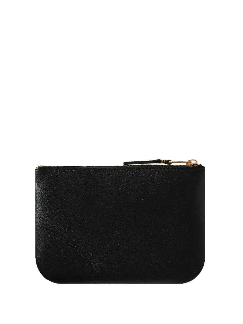 COMME DES GARÇONS WALLET-CLASSIC LEATHER ZIP POUCH-SA8100 800 BLACK