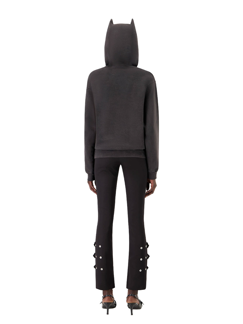 COPERNI-WASHED HORN HOODIE-COPJS15BIS523W BLACK/BLUE