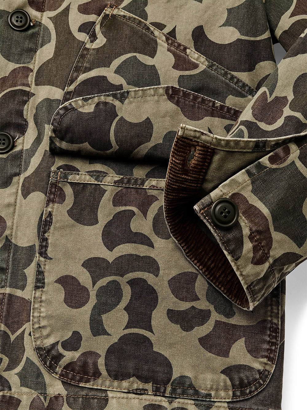 FILSON-CANVAS OUTFITTER JACKET-FMCPS0138 384 TUNDRA SHRUB CAMO