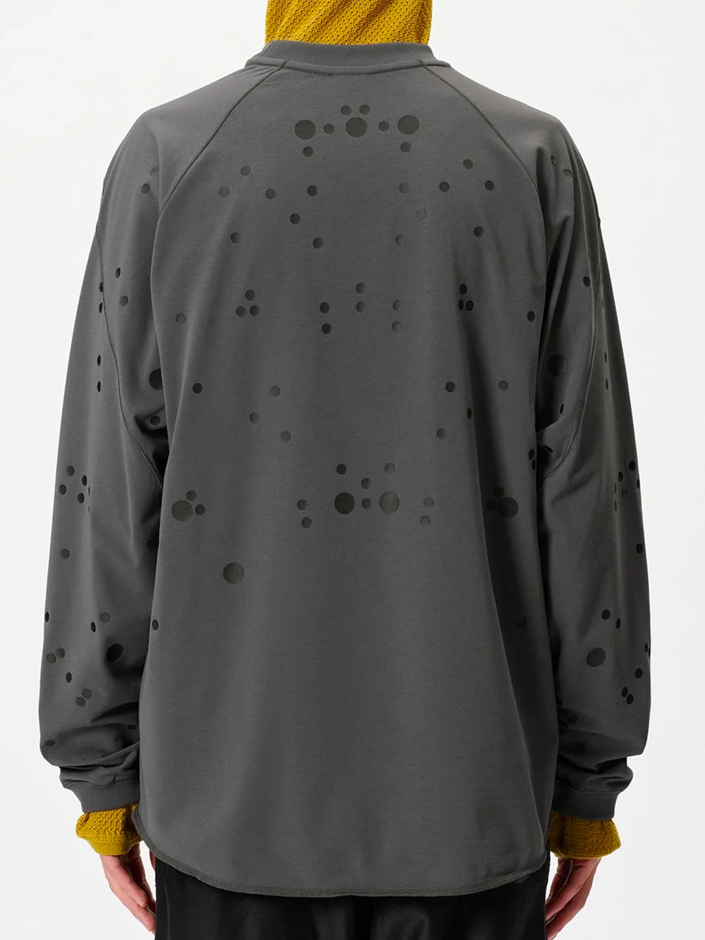 GOLDWIN-GRAPHIC L/S T-SHIRT-GZ45307 DEEP CHARCOAL