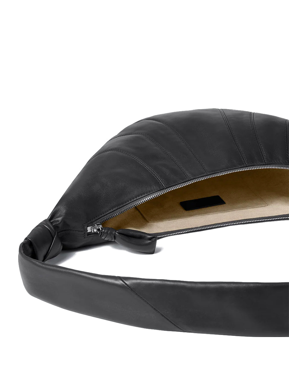 LEMAIRE-MEDIUM CROISSANT BAG-BG0001.LL095 BK999 BLACK