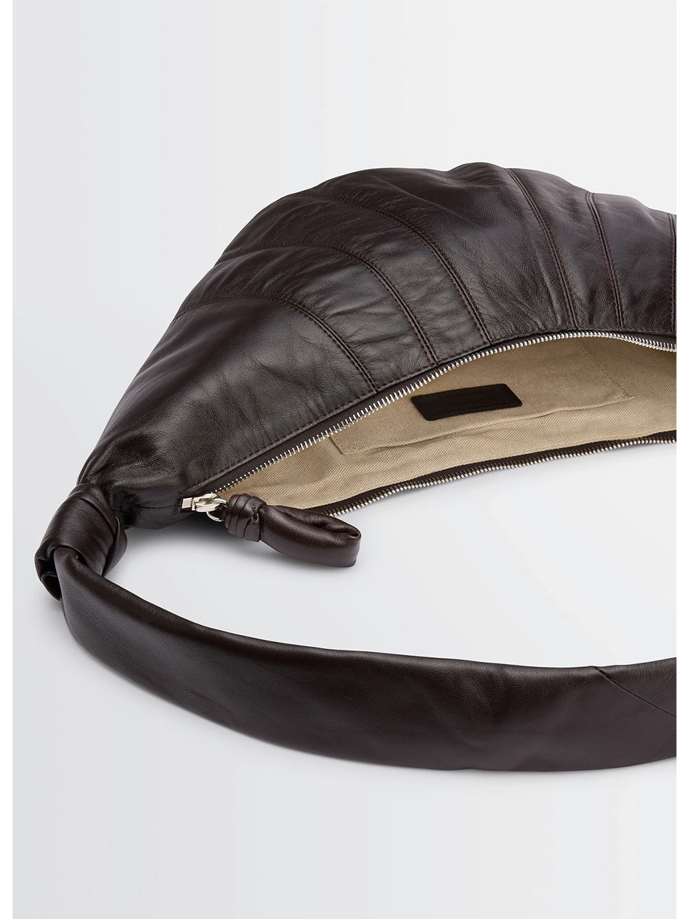 LEMAIRE-MEDIUM CROISSANT BAG-BG0001LL095 BR490 DARK CHOCOLATE