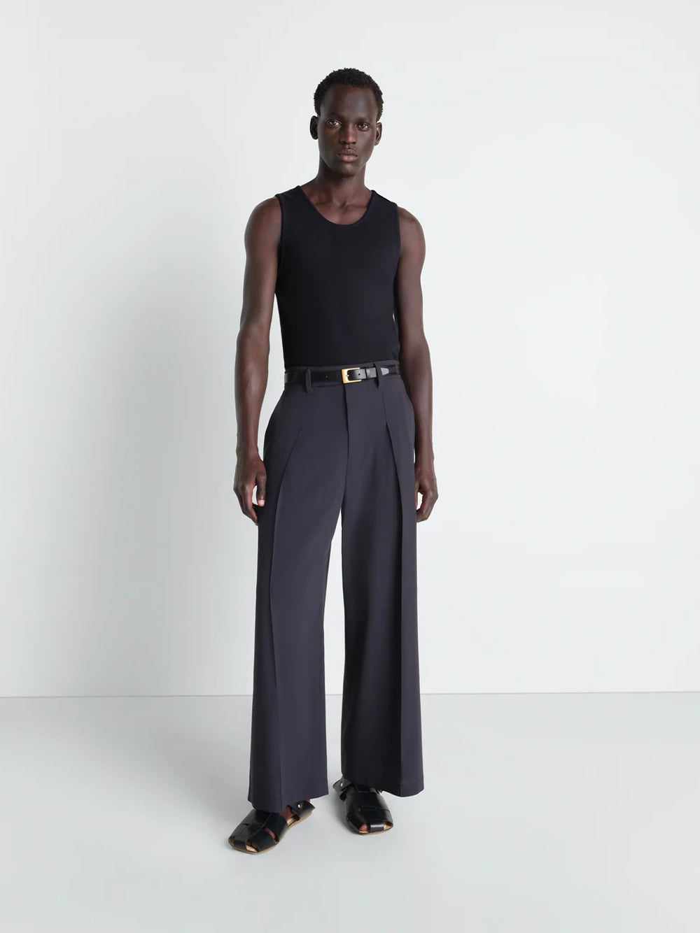 LEMAIRE-RIB TANK TOP-TS0006 LJ1030 BK999 BLACK