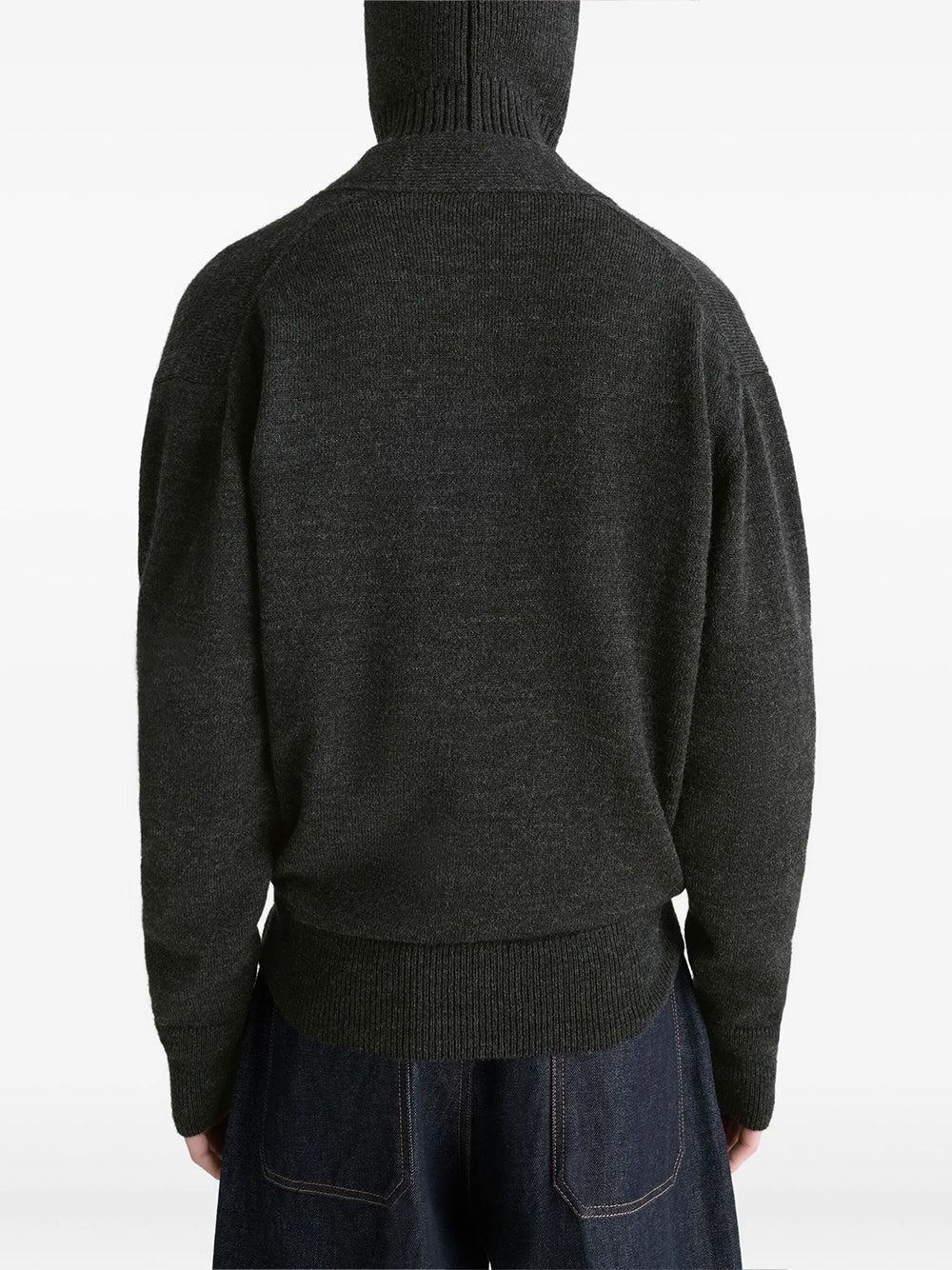 LEMAIRE-WRAP CARDIGAN-T01476.LK1028 BR507 DARK ESPRESSO