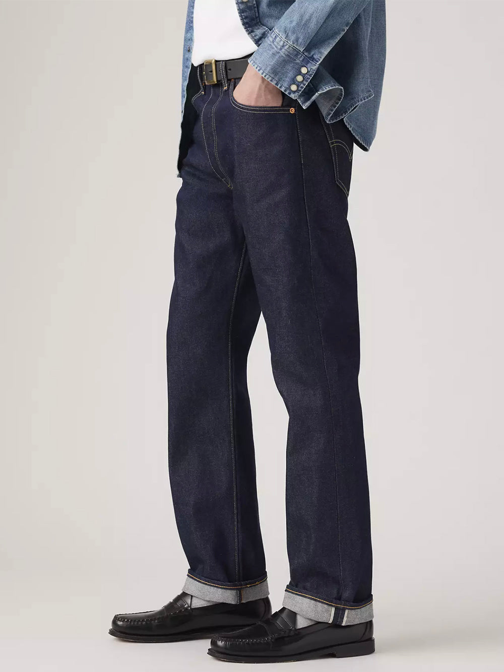 LEVI`S®-501 LEVI`S ORIGINAL SELVEDGE-00501.3722 HUDSON SELVEDGE RIGID