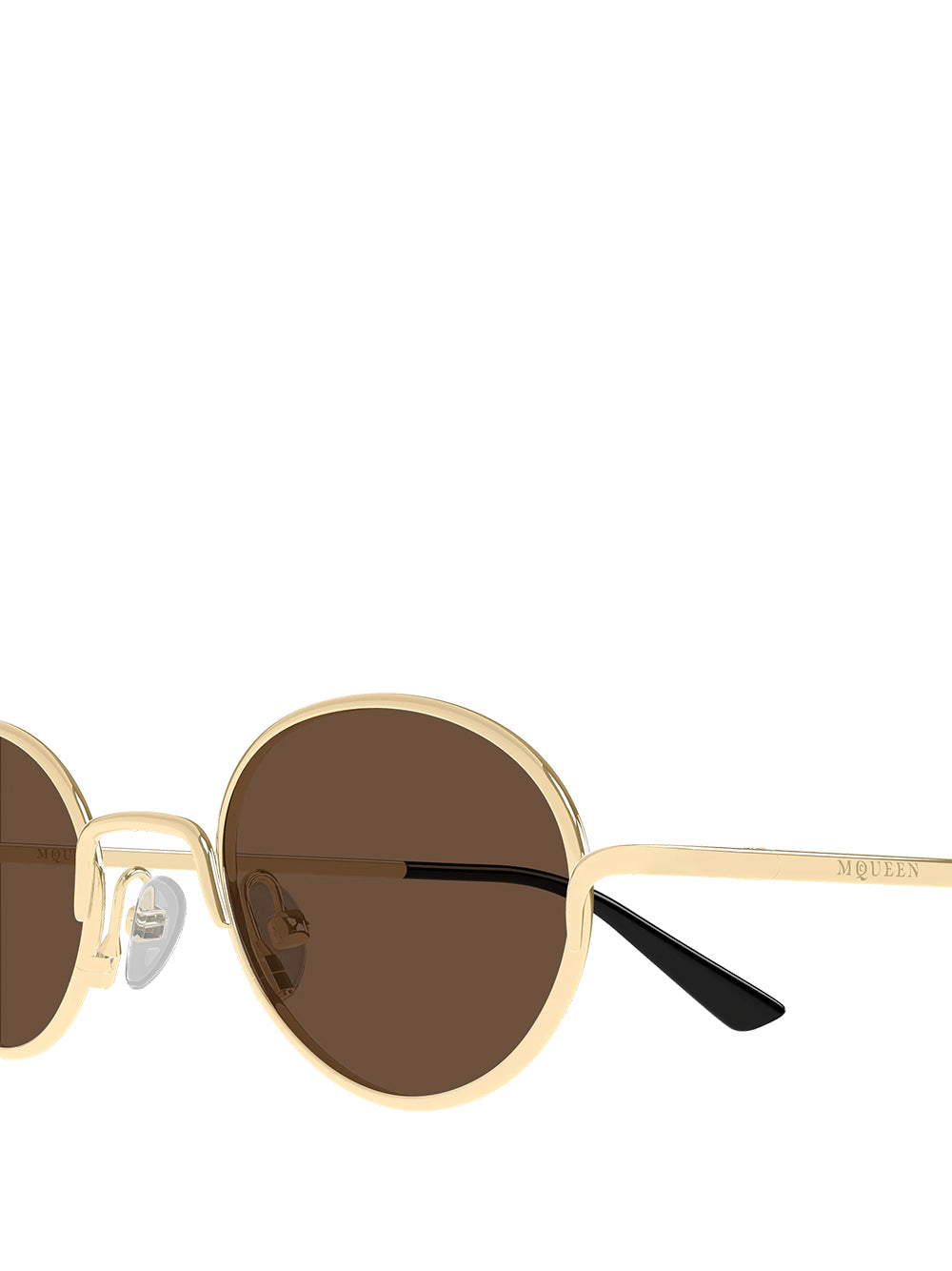 McQUEEN-AM0562S-AM0562S.002 002 GOLD/BROWN