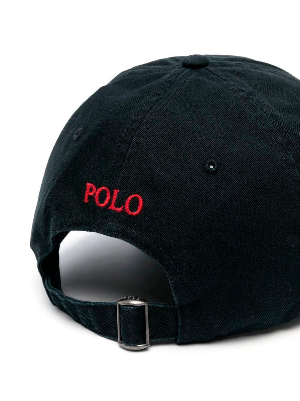 POLO RALPH LAUREN-COTTON CHINO BASEBALL CAP-710548524012 POLO BLACK/RL 2000 RED