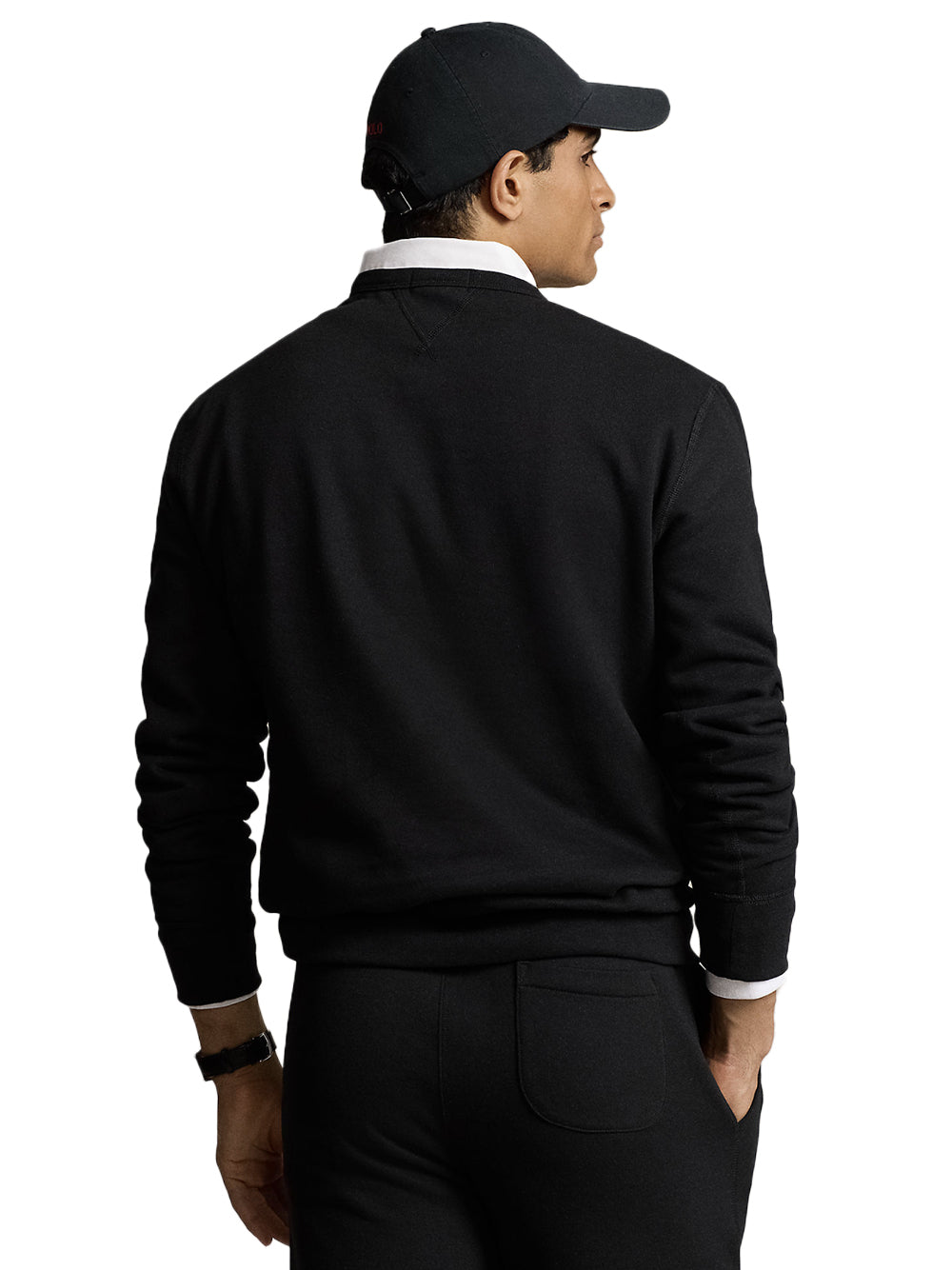 POLO RALPH LAUREN-THE RL FLEECE SWEATSHIRT-710766772001 POLO BLACK