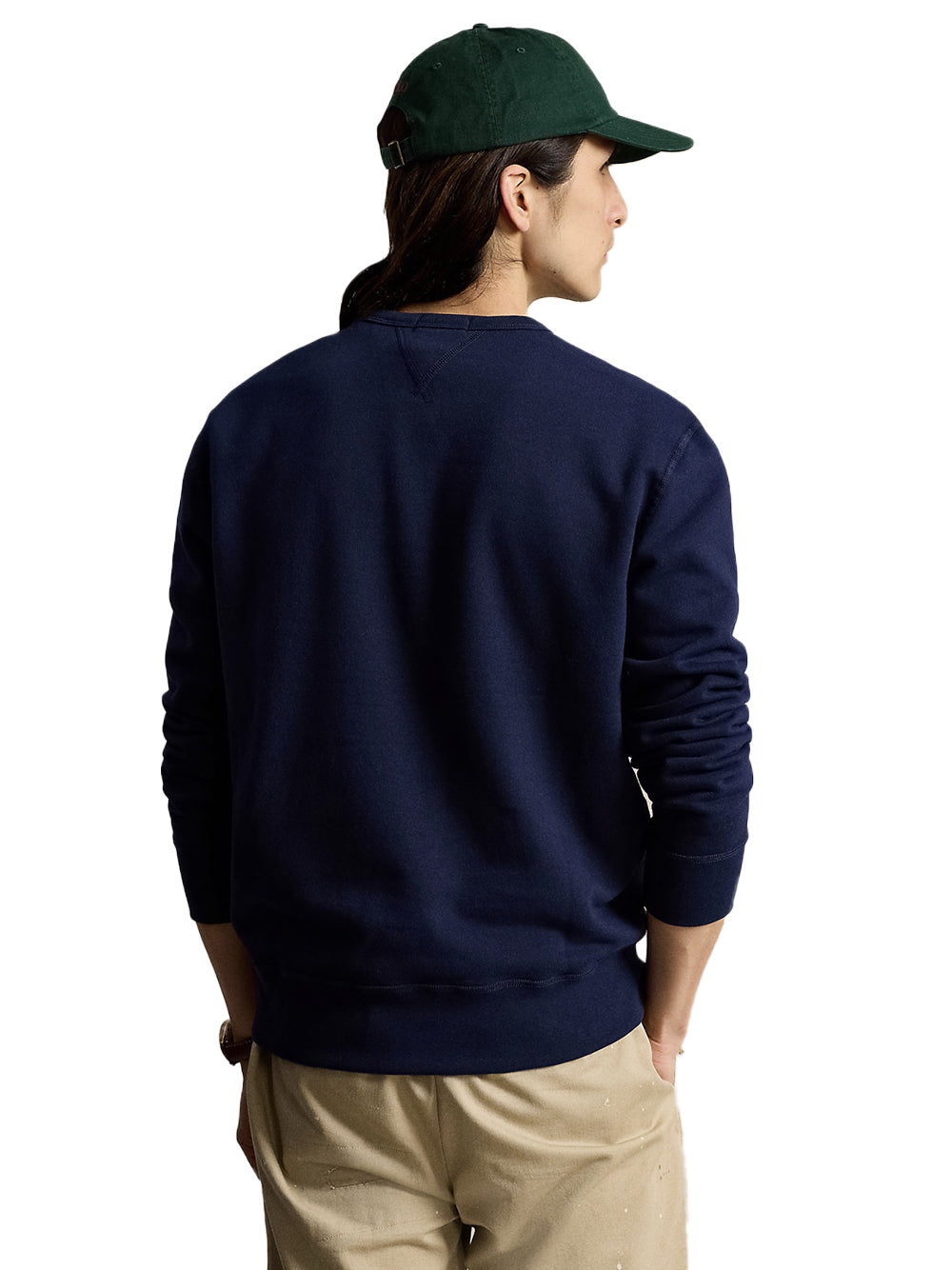 POLO RALPH LAUREN-THE RL FLEECE SWEATSHIRT-710766772003 CRUISE NAVY
