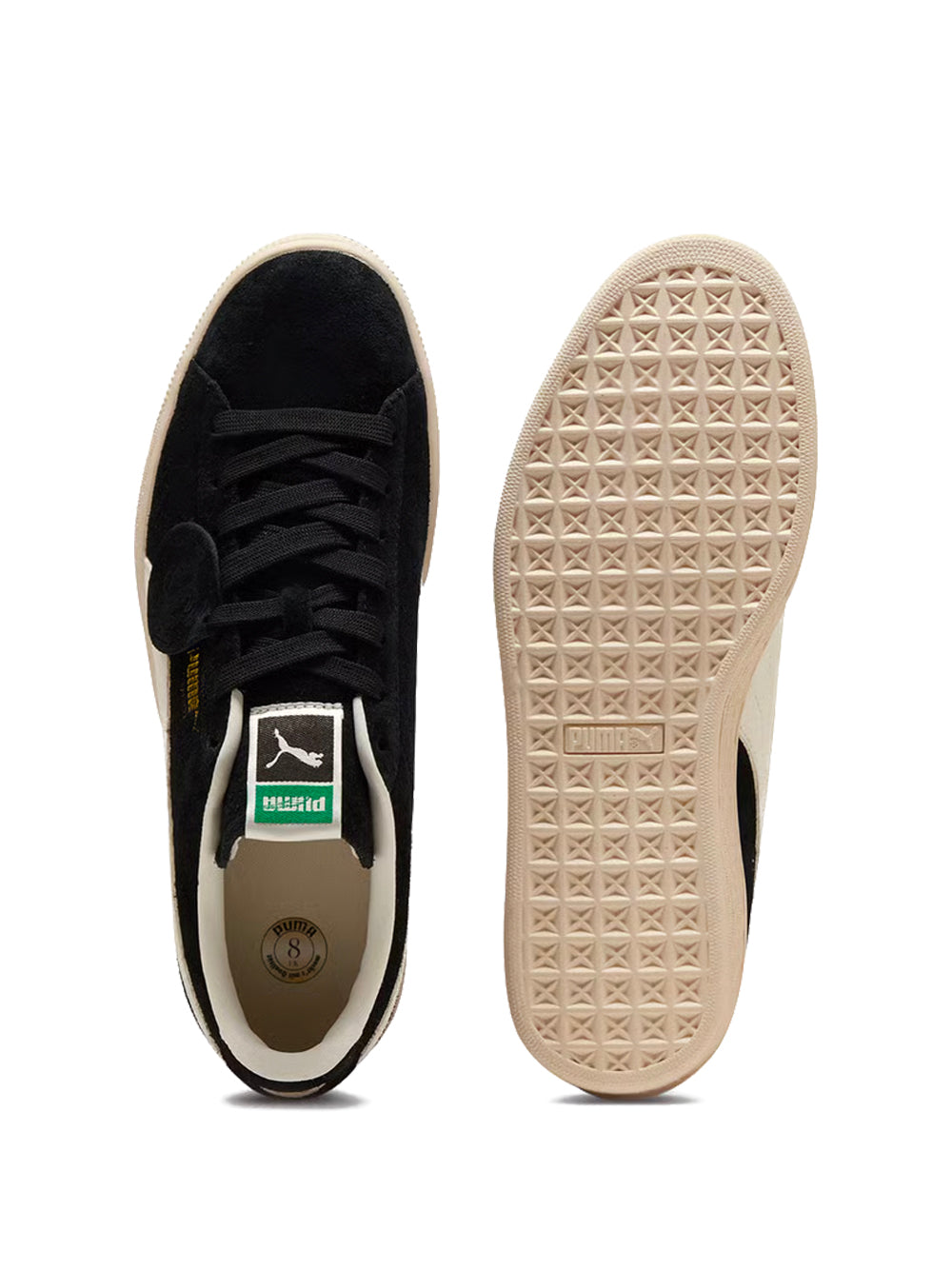 PUMA-SUEDE CHARLES F. STEAD I-403700.01 01 PUMA BLACK/PUMA WHITE