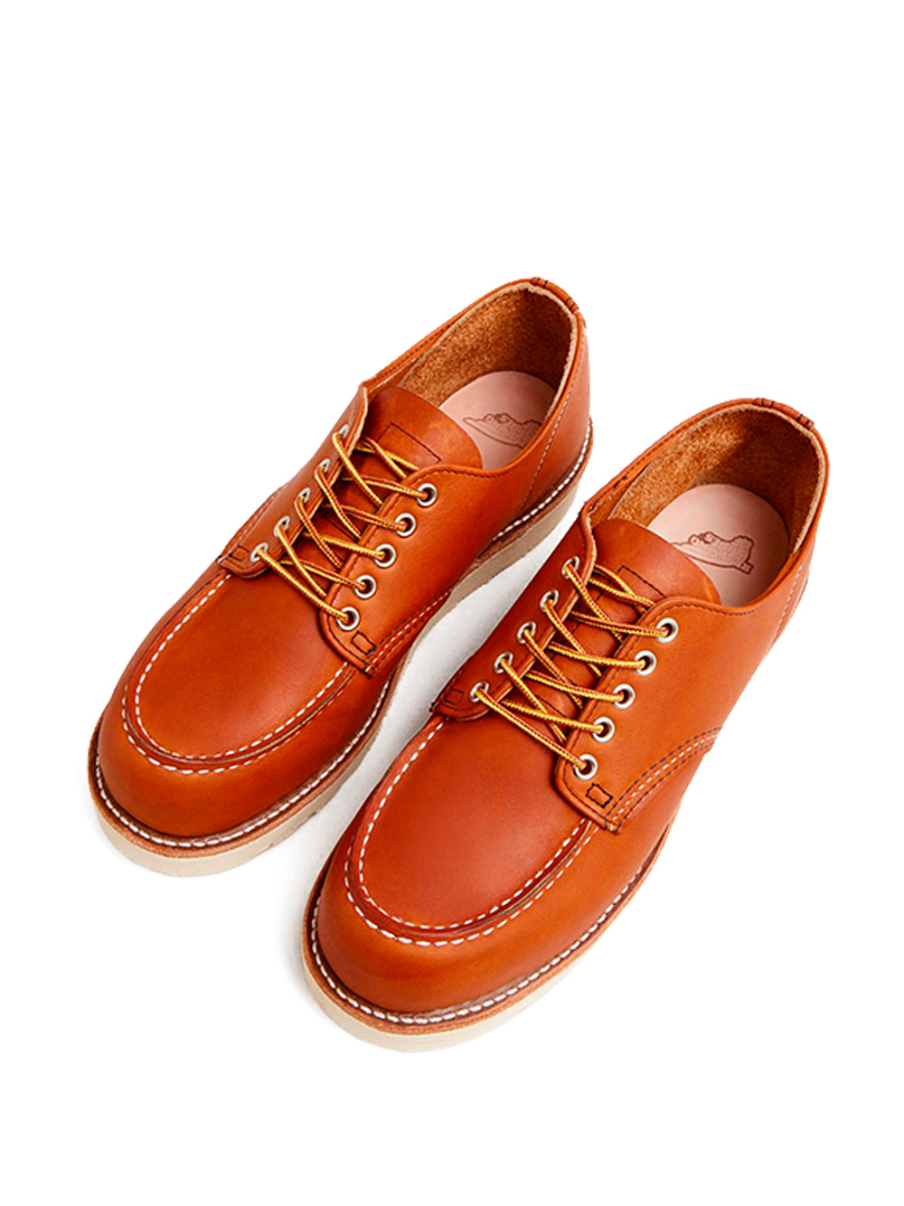 RED WING SHOES-MOC OXFORD-08092D BROWN