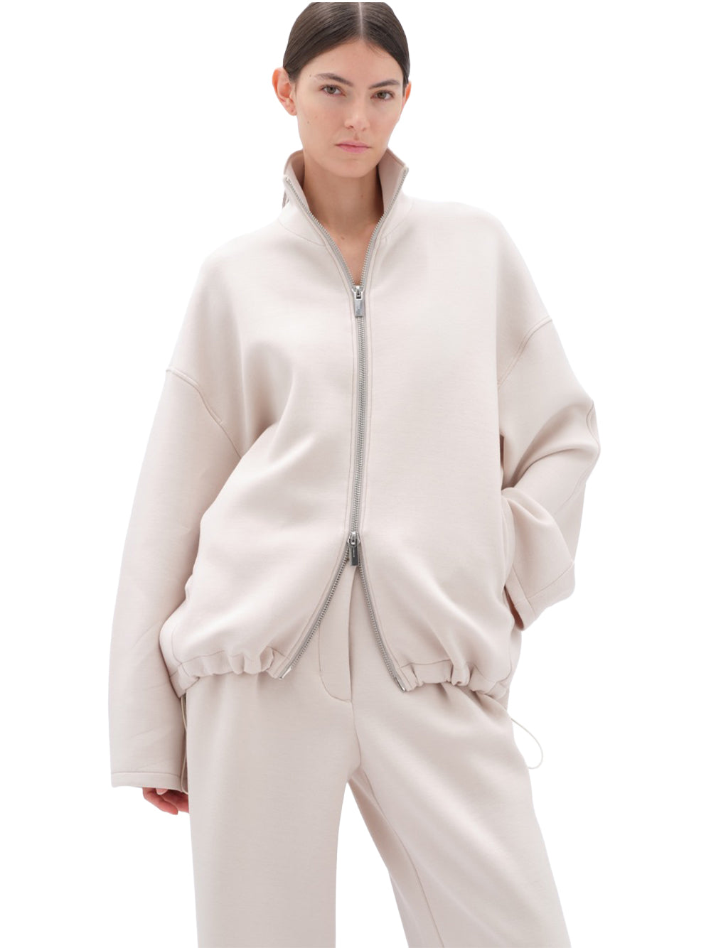 REMAIN-SOFT ZIPPED JACKET-5029582528 2528 TOFU BEIGE