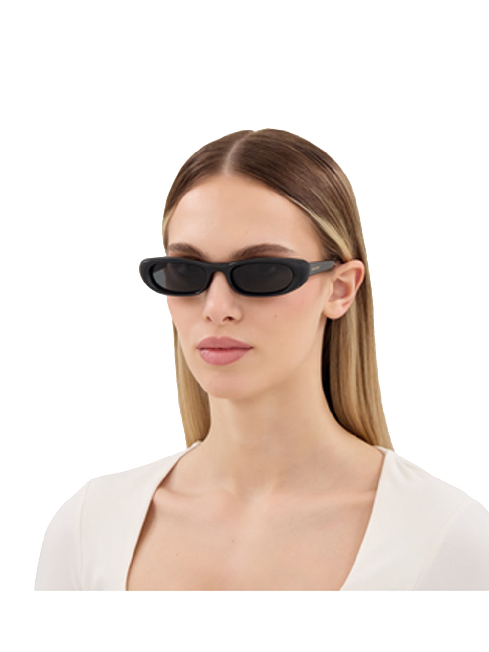 SAINT LAURENT-SL 557 SHADE PLUMP-SL 557 SHADE PLUMP.001 001 BLACK/BLACK