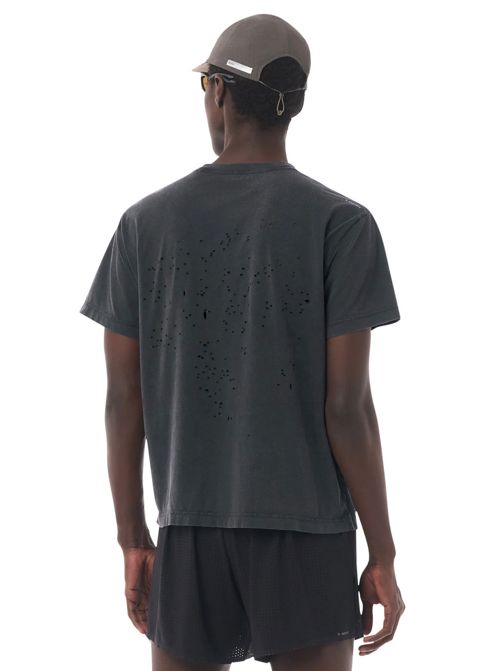 SATISFY-MOTHTECH T-SHIRT-11006.00A15 AGED BLACK