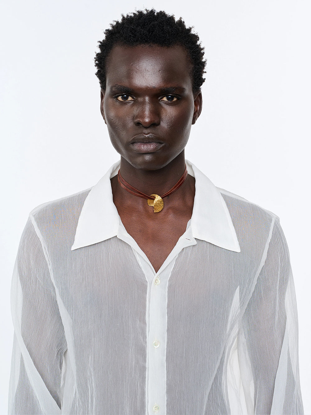 SÉFR-JAGOU SHIRT-MSS25JAGOULIG LIGHT WHITE