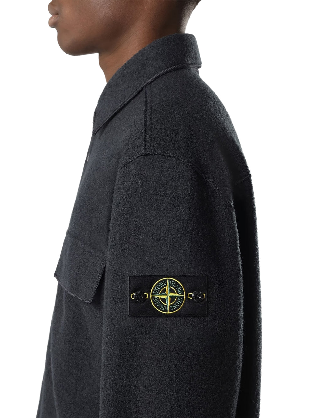 STONE ISLAND-CAMICIA OVERSHIRT-L2S151200034S0461 V0020 NAVY BLUE
