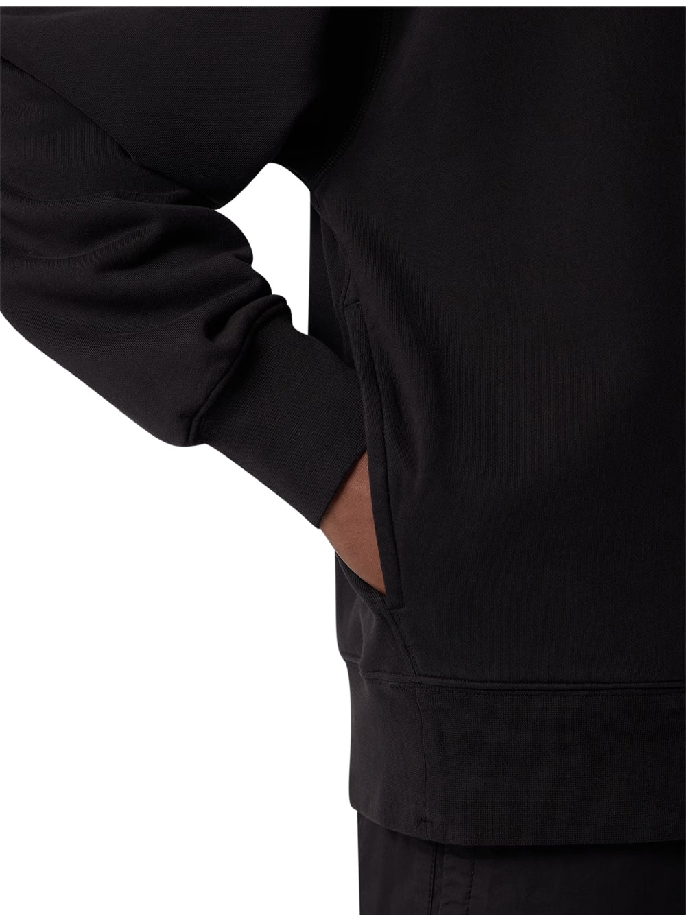 STONE ISLAND-CARDIGAN FELPA-L2S156100010S0051 V0029 BLACK