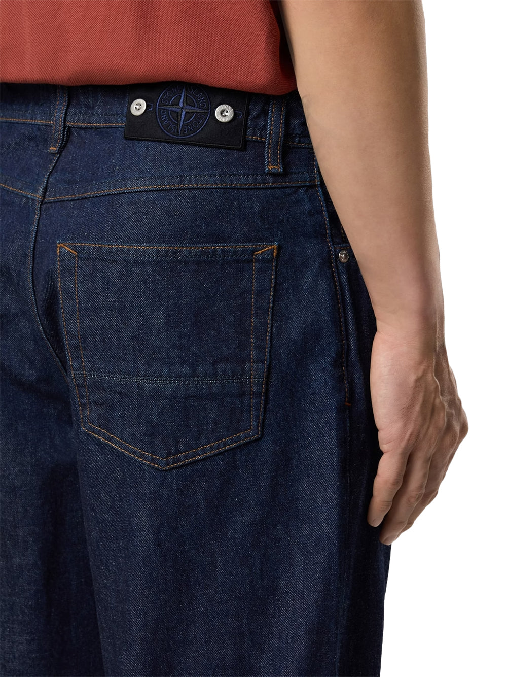STONE ISLAND-JEANS LOOSE-L2S14J100006S00J7 VJ201 BLUE RINSE