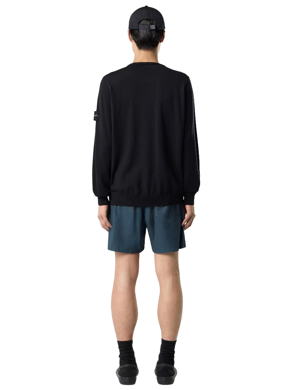 STONE ISLAND-MAGLIA LANA LIGHT RWS-L2S155100071S00C4 V0020 NAVY BLUE