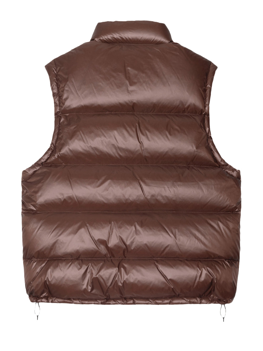 STUSSY-MICRO RIPSTOP DOWN VEST-115895 1001 BROWN
