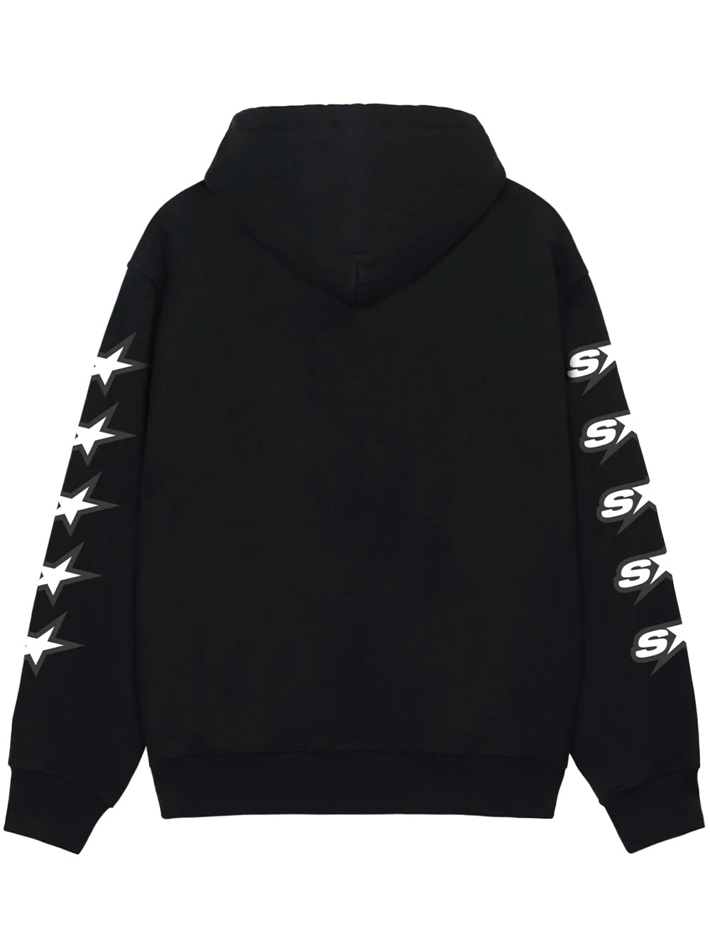 STUSSY-SPEEDWAY ZIP HOOD-1975123 0001 BLACK