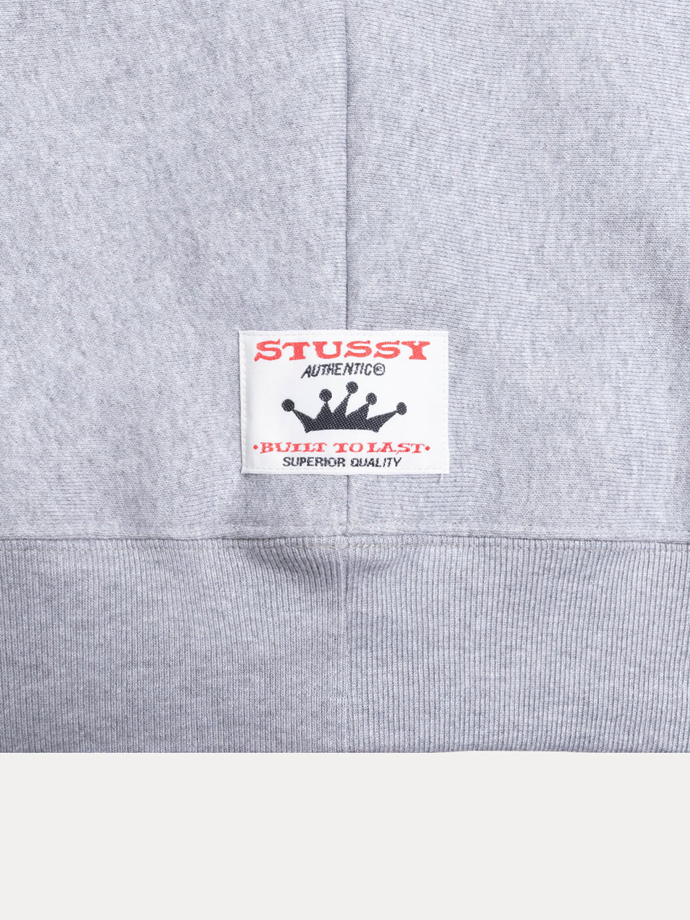 STUSSY-TWO TONE HOOD-118584 0009 GREY HEATHER NAVY