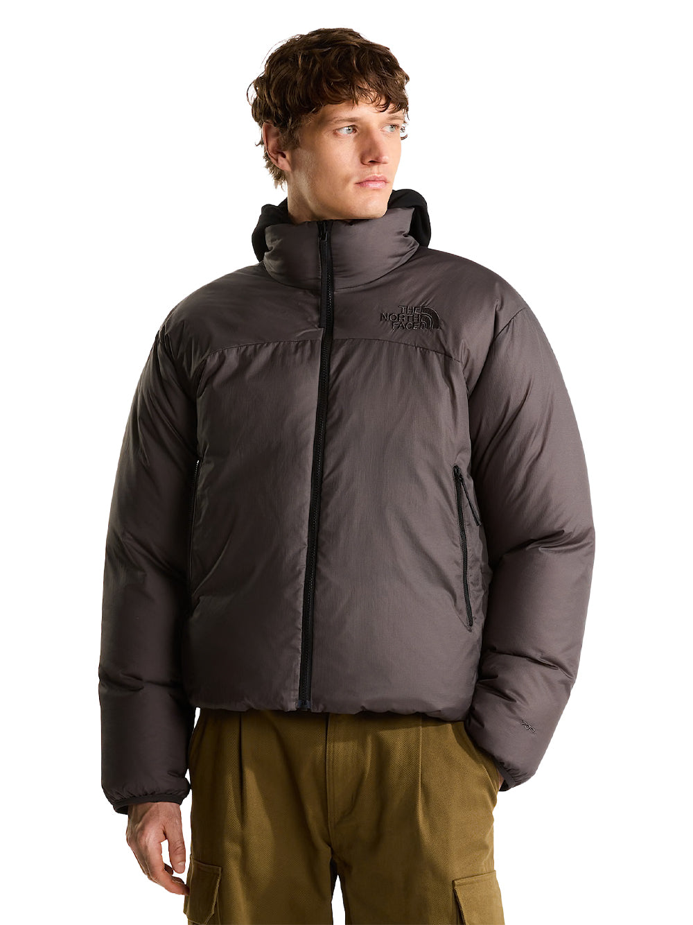 THE NORTH FACE-M PERTEX NUPTSE REVERSIBLE JACKET-NF0A8HYST6Z1 LEAD