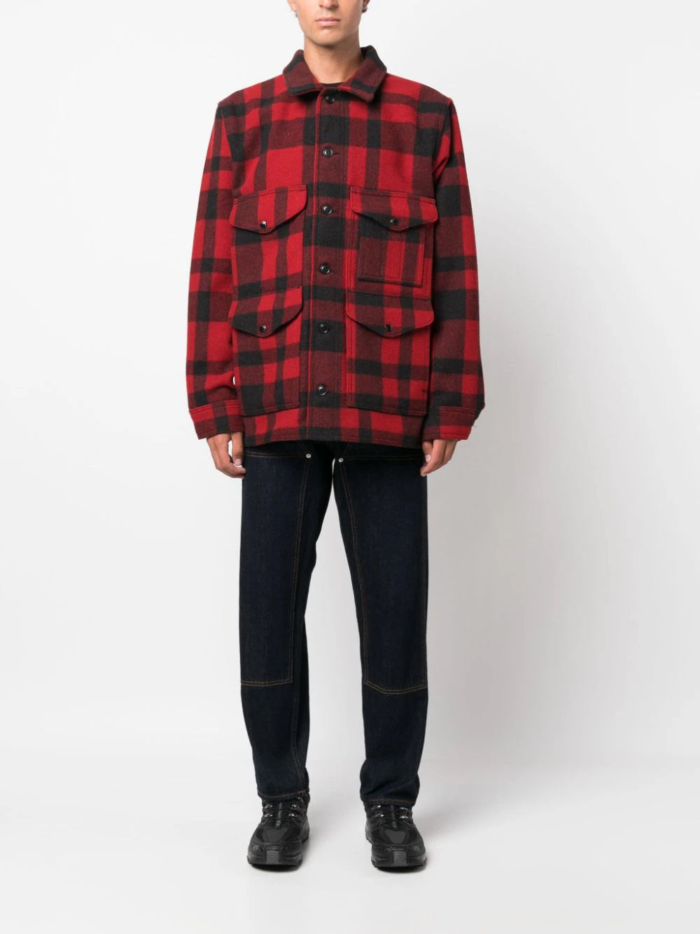 FILSON-MACKINAW CRUISER-FMCPS0015 645 RED BLACK PLAID