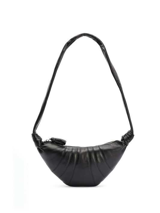 LEMAIRE-SMALL CROISSANT BAG-BG0003.LL095 BK999 BLACK