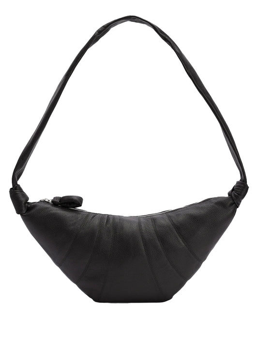 LEMAIRE-MEDIUM CROISSANT BAG-BG0001LL0018 BK999 BLACK