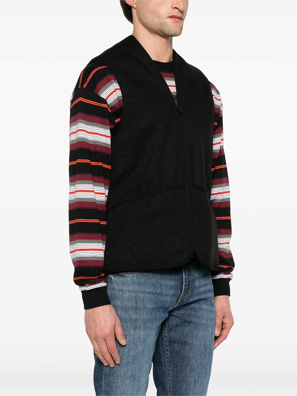 WARM PILE WAISTCOAT ZIP