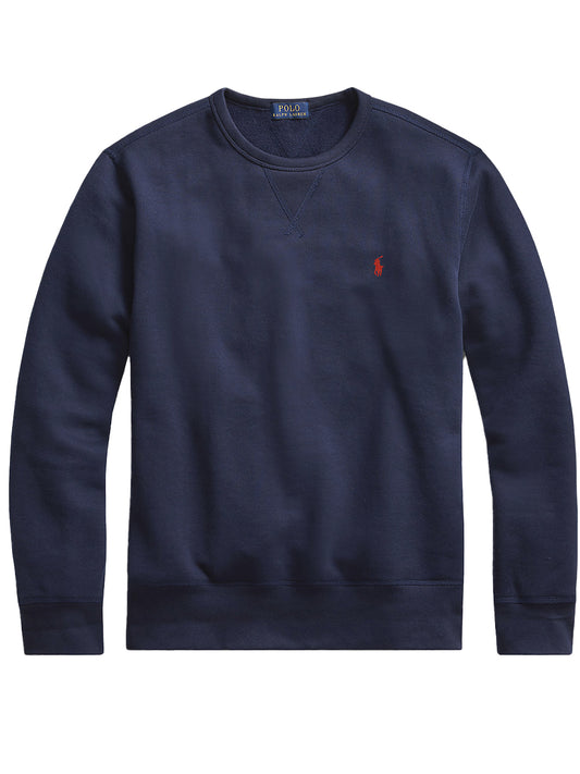 POLO RALPH LAUREN-THE RL FLEECE SWEATSHIRT-710766772003 CRUISE NAVY