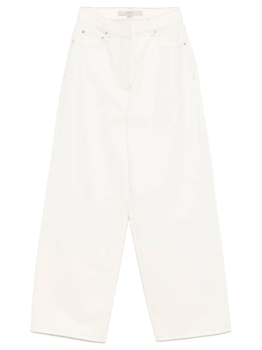 REMAIN-COCOON DENIM PANTS-502883849 849 ECRU